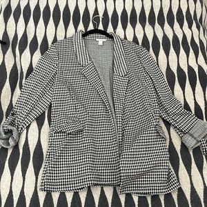 Houndstooth Casual Blazer
